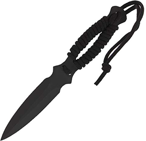 G8DS® Wurfmesser mit Griffwicklung inklusive Stabiler Messerscheide für den Gürtel Camping Outdoor Jagd