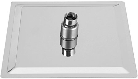 Quadratischer Duschkopf, 8 Zoll Edelstahl Ultradünner Quadratischer Duschkopf Regeneffekt Top Duschkopf Spray Badezimmerzubehör