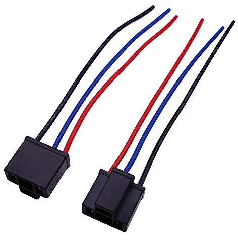 HUIQIAODS H4 hembra Socket cableado arnés conector adaptador 9003 HB2 bombilla titular base