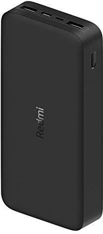 Xiaomi - Banco de energía Redmi de 20,000 mAh, carga rápida, carga rápida bidireccional de 18 W, puertos de entrada y salida duales, alta capacidad de 74 Wh, batería externa compatible con iPhone,