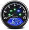 ANCLLO, odómetro universal para motocicleta, velocímetro digital LCD, tacómetro, medidores con luz nocturna, aptos para la motocicleta de 12 V más popular