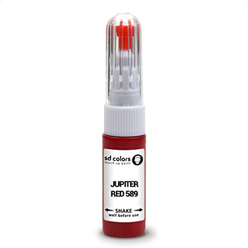 SD COLORS Jupiter Red 589 Kit de réparation de stylo de retouche de peinture pour Mercedes 20 ML