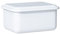 Riess, 0412-033, Vorratsbehälter mit Deckel, 15x11x7cm, Emaille, Design SERVE + STORE, WEISS, Gewicht 0,46kg, LBH: 15,7 x 11,7 x 7 cm