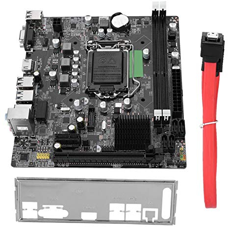 ASHATA USB3.0 SATA Mainboard LGA 1155 per computer da scrivania Motherboard, scheda madre DDR3 VGA + HDMI Mainboard per B75