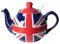 London Pottery Teapot with Infuser,Ceramic,Hand Painted Union Jack Limited Edition, 2 Cup(600ml)