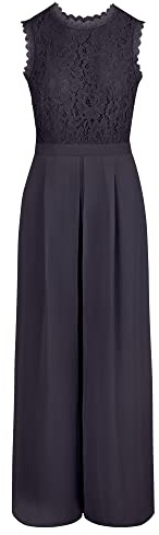 ApartFashion Women's Overalls Jumpsuit, Navy, 14
