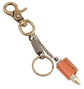 ARFUKA Schlüsselanhänger Patrone Anhänger Schlüsselbund Vintage Metall Keychain Wohnungsschlüssel Anhänger Geschenk für Damen und Herren