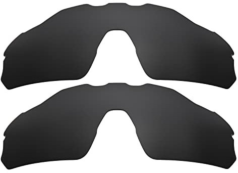 IMYTPFT Lot de 2 Verres polarisés Oakleys Radar EV Pitch Noir, Noir, Taille Unique