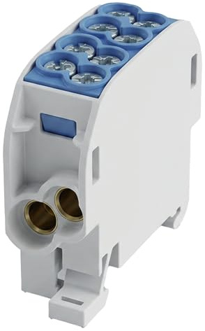 grenda-hammer® | VDE Hauptleitungsabzweigklemmen HLAK in 1- bis 5-poliger schmaler Ausführung mit nur 17,8mm Modulbreite je Pol (1-polig | blau)