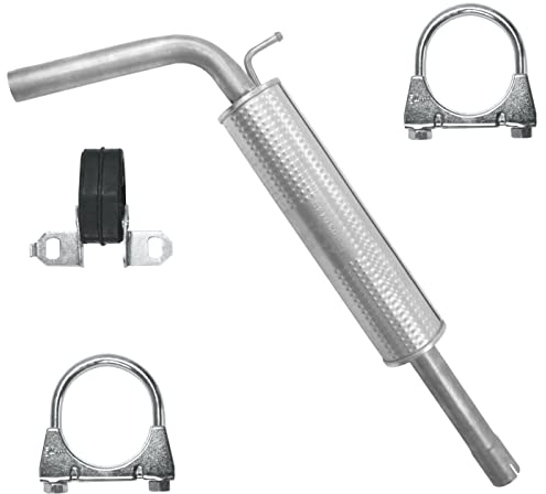 Polmo Mitteltopf Auspuff für Seat Cordoba 2 II 6L2 Ibiza 3 III 6L Skoda Fabia 1 I 2 II VW Polo 4 IV 9N 1.4 1.0