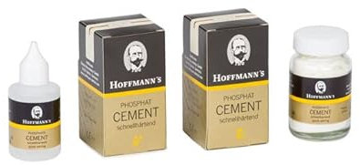 Cemento Definitivo Per Denti, Cemento Per Denti Definitivo, Cemento Dentale, Hoffman Cement Polvere + Liquido