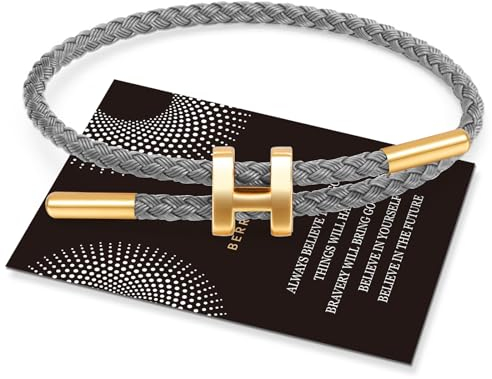Berry Only Armband Damen Gold, Verstellbarer Armreif Aus Stahldraht, Dupes Schmuck Partnerarmbänder Freundschaftsarmband, Geschenke für Frauen Zum Valentinstag, Grau
