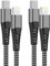Cavo iPhone USB C 1M+2M, Cavo USB C iPhone Certificato MFi Cavo Ricarica iPhone Rapida Cavo USB C Nylon Cavetto iPhone Filo Cavo Caricatore per Apple iPhone 14/13/12/11 Pro Max/XS/X/XR/8