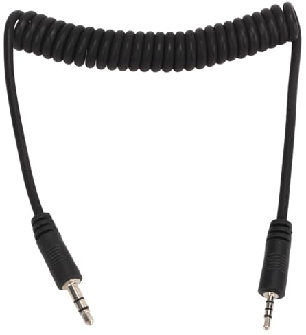 Stecker-zu-Stecker-Blitz-PC-Synchronisierungs-Verlängerungskabel, 3,5-mm-Blitz-Synchronisierungskabel für Alle Serien GF, GH, G, L, LC, FZ, für DSLR-Kameras