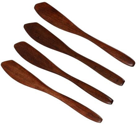 Garneck 12 Stk Phoebe Marmeladenmesser käse messer käseschneider Erdnussbutter und Marmelade Käse aus Holz Brotmesser Creme Küchenversorgung für zu Hause Buttermesser aus Holz Mini Gelee