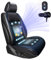 Kühlender Autositzbezug Vordersitze, 12V-24V Belüfteter Autositzauflage mit Massage, Gekühlter Fahrersitz Sitzkissen Schonbezug Universal Fit Autositzzubehör für Auto, SUV, LKW, MPV, 1 Stück (Blau)