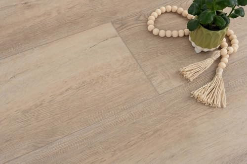 Rigid Klick Vinyl in Holzoptik hell Click Vinylboden Eiche Natur ideal für Wohnzimmer und Schlafzimmer Designboden 4 mm