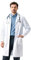 ELEPRUC Laborkittel Weiß, Ärztemantel mit Knöpf, Kittel Arztkittel Unisex, Labormantel Chemie Schutzkleidung, Langarm Medizin Mäntel, Doktor Kostüm, Medizinische Berufsbekleidung Uniform mit 3 Tasche