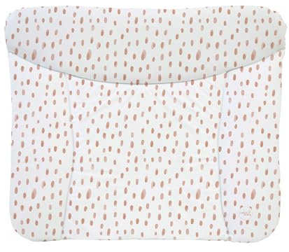 Ceba Baby® weiche Wickelauflage 75x72 cm - Baby Wickelunterlage - Wickeltischauflage für Junge und Mädchen - Wasserdicht, abwaschbar - OEKO-TEX® Standard 100 - Made in EU - Rosa Flecken