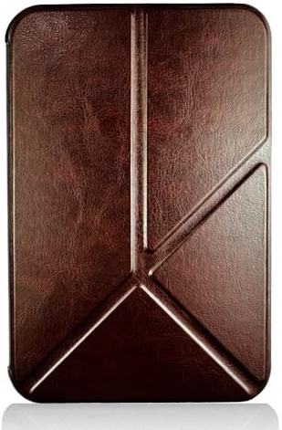 DBYRPF Case for Kindle Keyboard (3rd Generation),Light Weight Slim Shockproof Kickstand Foldable PU Leather Cover Case for Amazon Kindle Keyboard (Kindle 3/D00901) 6 Display (Brown)