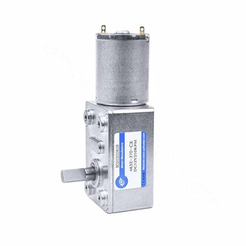 Planetengetriebe, DC 6V 12V 24V Untersetzungsmotor 2 3,3 6 10-150 U/min Reversibler Schnecken-Turbo-Metallgetriebe-Reduzierer JGY-370 DIY-Zubehörteile(Adapter Bracket,24V)