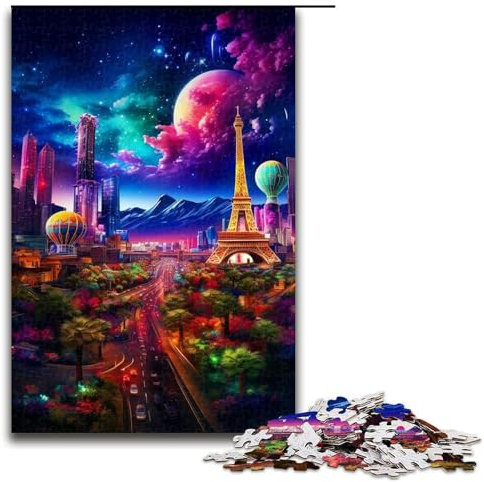 1000-teiliges Puzzle Fantasy Beach Jigsaw für Erwachsene Holzpuzzle Herausforderndes Spiel 1000 PCS