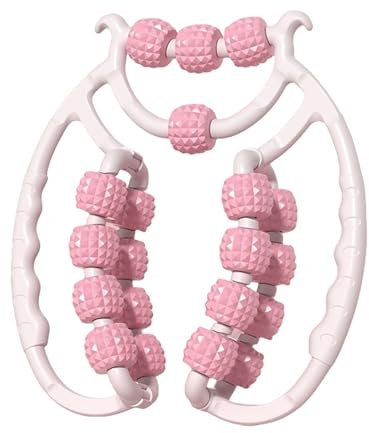 Massageroller Beine, 20 Räder Cellulite Massagegerät, Anti Cellulite Roller, Arm Bein Massage Relax Roller Fördert Durchblutung, Massage Roller für Dünnes Abnehmen