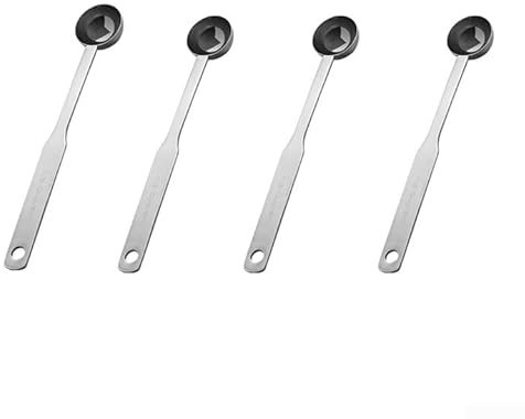 Yuanpgky Stainless Steel Measuring Spoon,8Ml Coffee Scoop With Hanging Hole For Kitchen Tea Spices Sugar Powder Condiments Multipurpose Tablespoon