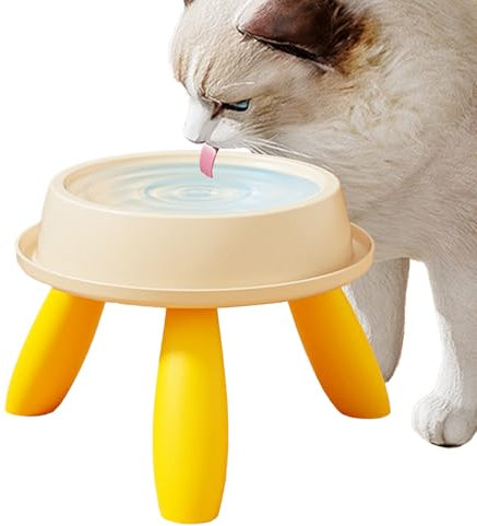 Elevated Cat Food Bowl | Elevated Cat Bowl,Raised Kitten Dish Anti-Vomit Pet Feeder for Daily Use Feeding Apartment Indoor Outdoor Multi Pet Travel Home Veterinary