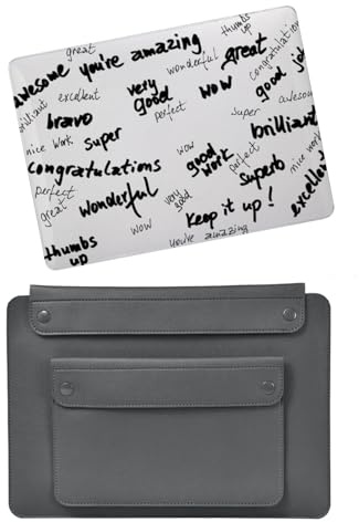HLAAJJX Hartschale Hülle Kompatibel mit MacBook Air 13 Zoll Schutzhülle M4 M3 M2 2025 2024 2023 2022 A2681 A3113 A3240,Laptop Hülle Case & Laptoptasche für Air 13.6,Buchstabenprint