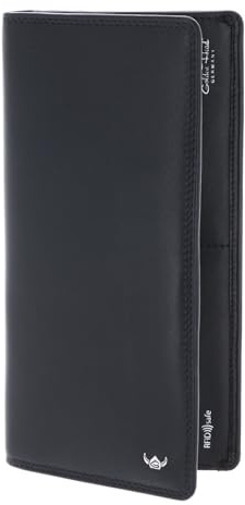 Golden Head Leder Ausweisetui Polo RFID Protect Brieftasche mit RV 4042 Schwarz