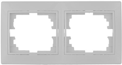 SOLERA 42956 Marco para 2 Elementos Horizontal Blanco 154X81X10MM S.Europa, Neutro