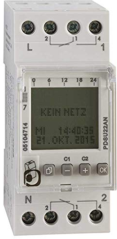 PROTEC.Class Astro-Zeitschaltuhr 2 Wechsler PDSU22AN