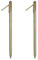 Relaxdays Set de Dos piquetas XXL para Camping, Anclaje para Suelo Duro, 51cm, Acero galvanizado, Amarillo