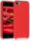 kwmobile Back-cover compatibile con Apple iPod Touch 6G / 7G (6a e 7a generazione) Back Cover Soft Case gommata in morbido silicone TPU - rosso