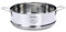 BESTonZON Dampfer Einsatz Pfannen Edelstahl Stapelbar Lebensmittel Dampfer Einsatz Topf In Topf f¨¹r Kn?del Fisch Gem¨¹se Huhn K¨¹che 16Cm