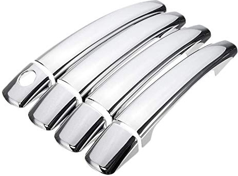 Cuasting Garniture chromée pour poignée de porte C4 C4 C6 207 407