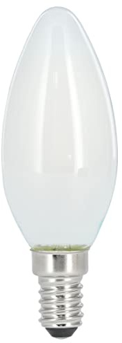 Xavax LED-Filament E14, 470lm ersetzt 40W, Kerzenlampe, matt, warmweiß, dimmbar