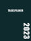Buchkalender 2023: Großer Kalender XXL 2023 I A4 I 1 Seite / Tag mit Zeiteinteilung I 400 Seiten I Petrolfarben