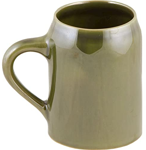 eHonigwein.de Premium Quality Keramik Krug für Met grün 500 ml