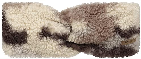 Barts W Teddyanne Headband Beige - Stylisches warmes Damen Teddyfleece Stirnband, Größe One Size - Farbe Print Pink