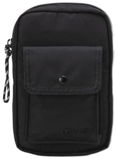 Levi's Herren & Unisex SMALL (Lanyard) Crossbody Bag, Regular Black