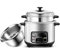 Cuiseur À Riz Et Fonction Vapeur-Chaud (2/3/4/5L) Liner INOX 304, avec Spatule Et Gobelet Doseur, pour 1 À 7 Personnes,2L