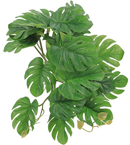 PATKAW Plante De Terrarium De Reptiles 1 PC Plantes pour Habitats De Reptiles Fausses Plantes De Terrarium Plantes pour Réservoir De Tortues