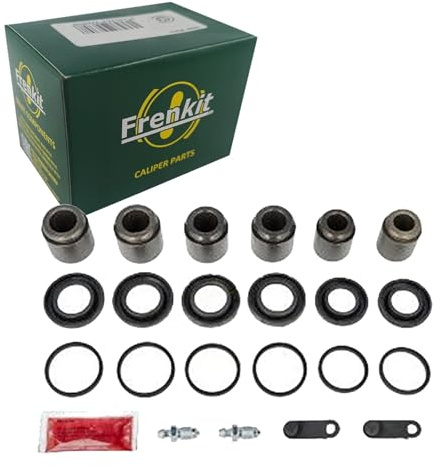 FRENKIT 230945 Bremssattel-Reparatursatz Vorne Kompatibel mit BMW 5 Limousine F10 5 Limousine G30, F90 X5 F15, F85 3 Limousine G20 X6 F16, F86