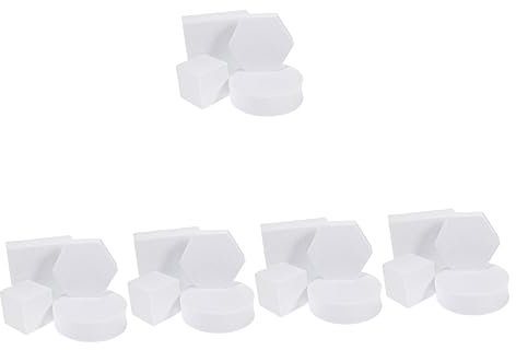 ABOOFAN 5 Sets Geometrischer Würfel Foto-Requisiten Schaumstoff Fotografie Hintergrund Für Schmuck Kosmetik Würfel Block Requisiten Für Makeups 4 Stück * 5