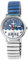 Design Zugband Damen Armband Uhr Blau Weiß Anker AHOI Maritim Meer Ozean Wasser See Edelstahl Mode 91700070001