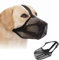 FANGCCC Maulkorb für Hunde, Atmungsaktiver Mesh Maulkorb für Große Hunde, Verstellbarer Hundemaulkorb für Kleine, Mittlere und Große, Verhindert Das Beißen, Kauen Und Bellen, Schwarz, Nylon, M