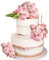Gyufise 8Pcs Flower Cake Topper Artificial Rose Flower Cake Decorations for Bridal Engagement Baby Shower Birthday Party Cake Decorations Picks Anniversary Party Decorations Supplies Pink
