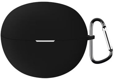 LIUZIHAN Trasporto Auricolare Bluetooth Cover per Oppo Enco Air 3i, Antiurto, AntiGraffio, Custodia Protettiva in Silicone Compatibile con Oppo Enco Air 3i.(Nero)